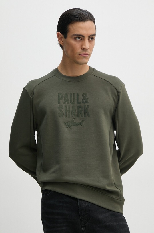 Dukserica Paul&Shark s elastinom zelena 14311890
