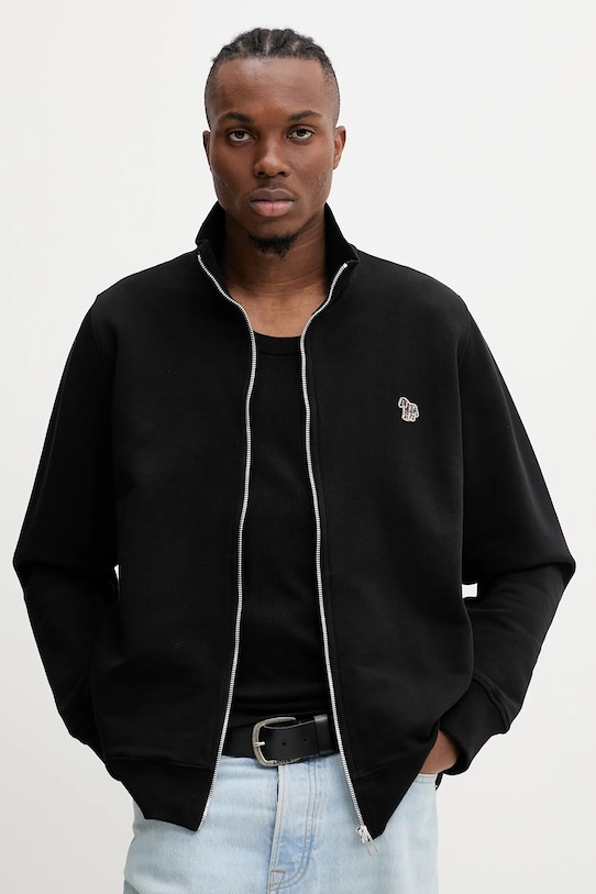 PS Paul Smith hanorac de bumbac uni negru M2R.136T.KZEBRA