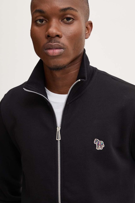 Pamučna dukserica PS Paul Smith crna M2R.136T.KZEBRA