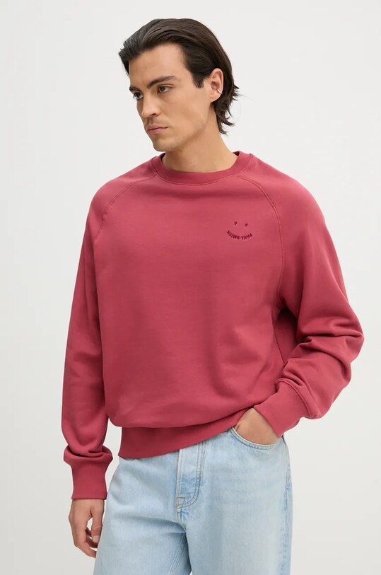 PS Paul Smith bluza bawełniana bawełna różowy M2R.958XE.N22126