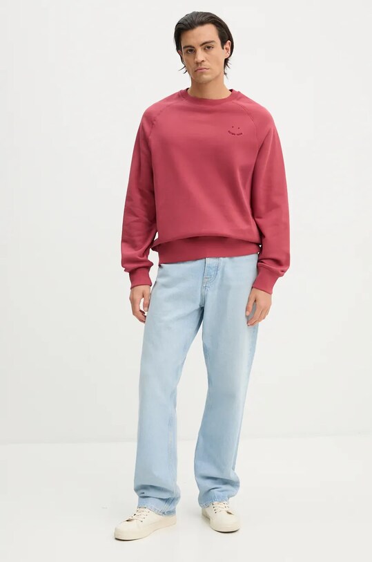 PS Paul Smith bluza bawełniana M2R.958XE.N22126 różowy AW24