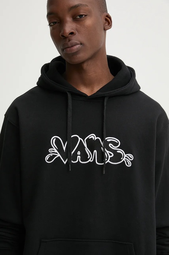 Vans bluza bawełniana czarny VN000HPPBLK1