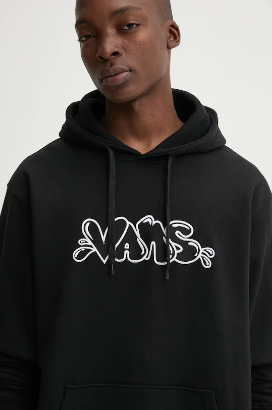 Vans bluza bawełniana czarny VN000HPPBLK1