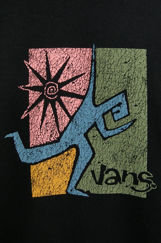 Vans hanorac de bumbac VN000HPRBLK1 negru