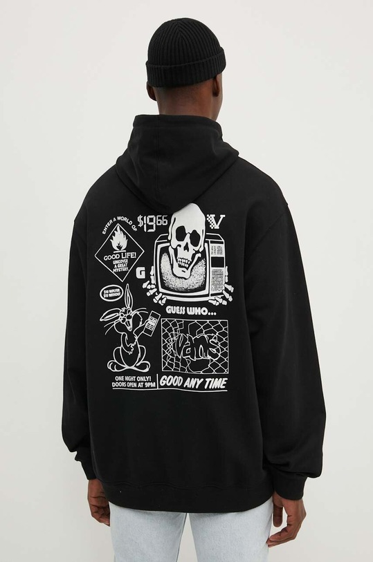 Oblečenie Bavlnená mikina Vans VN000JE7BLK1 čierna