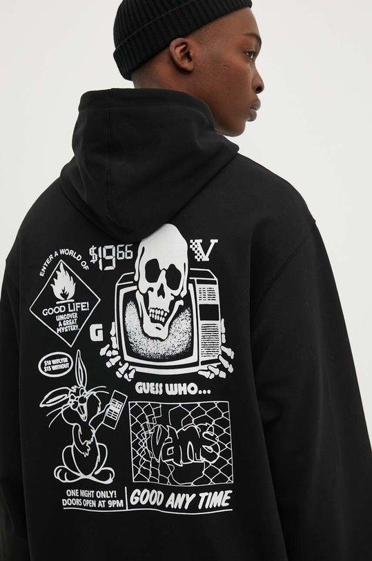 Bavlnená mikina Vans VN000JE7BLK1