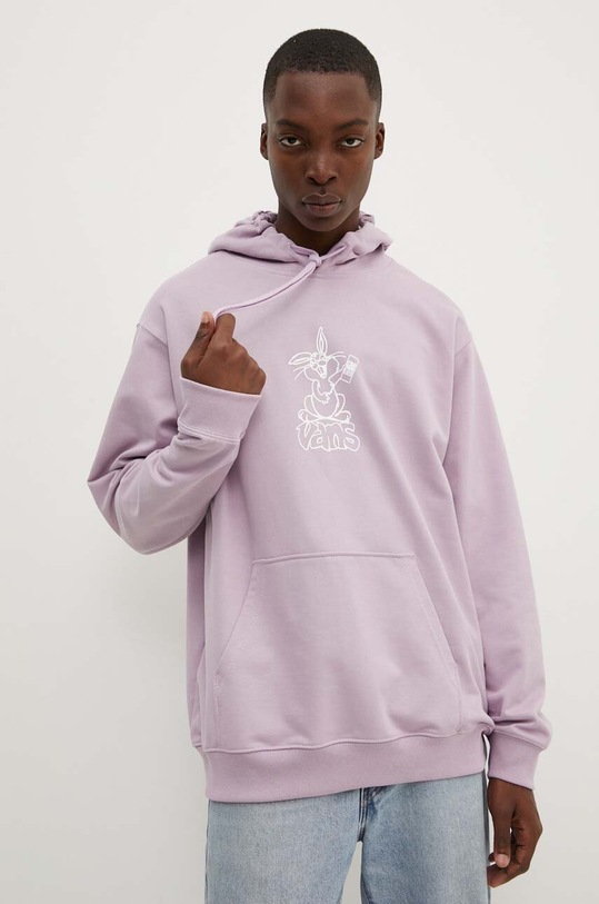 Oblečenie Bavlnená mikina Vans VN000JE7D451 fialová