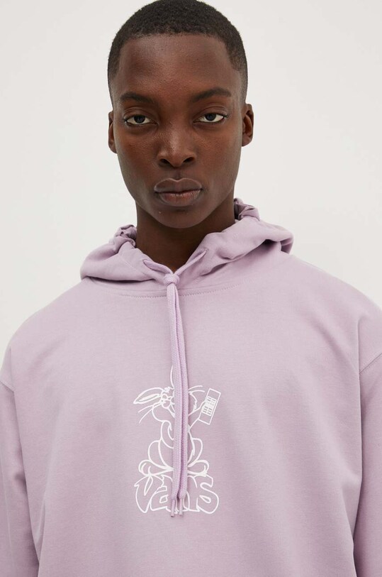 Vans hanorac de bumbac VN000JE7D451 violet