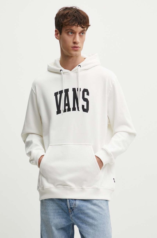 Vans hanorac de bumbac print bej VN000HNWFS81