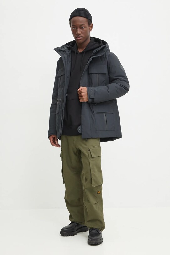 Bavlnená mikina Vans VN000KTRBLK1 čierna AW24