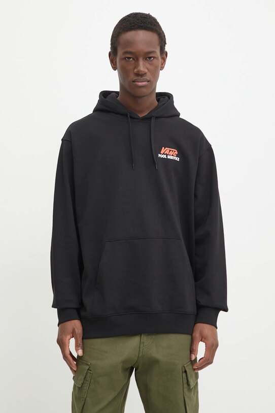 Oblečenie Bavlnená mikina Vans VN000KTRBLK1 čierna