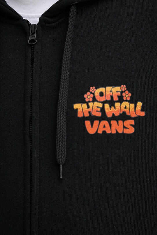 Vans hanorac de bumbac VN000KHZBLK1 negru