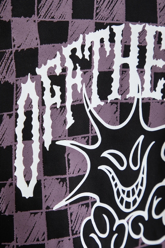 Vans hanorac de bumbac VN000KVUBLK1 negru