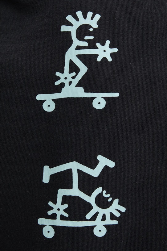 Vans hanorac de bumbac VN000KU7BLK1 negru