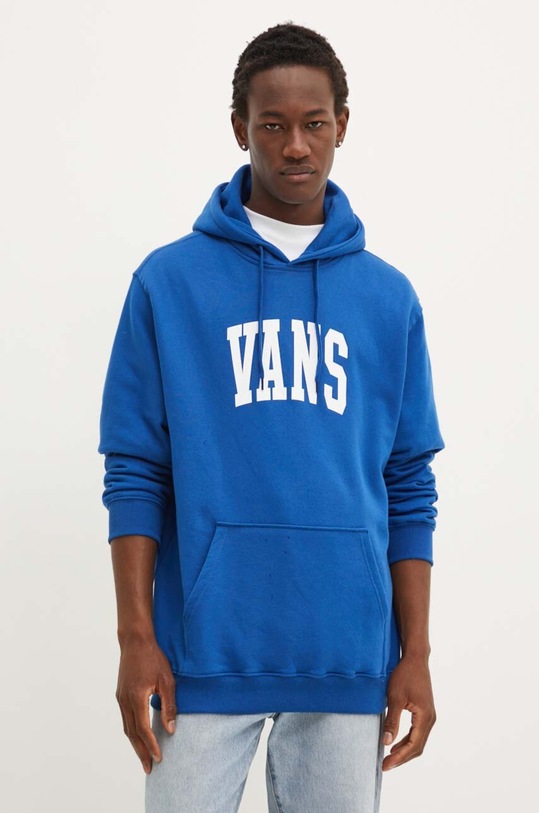 Vans hanorac de bumbac albastru VN000HNW7WM1