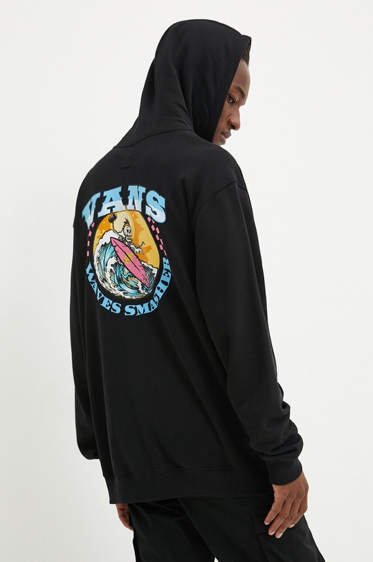 Vans bluza bawełniana nadruk czarny VN000KJ1BLK1