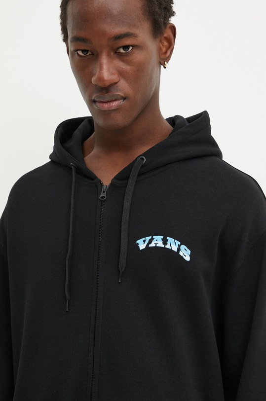 Vans bluza bawełniana czarny VN000KJ1BLK1