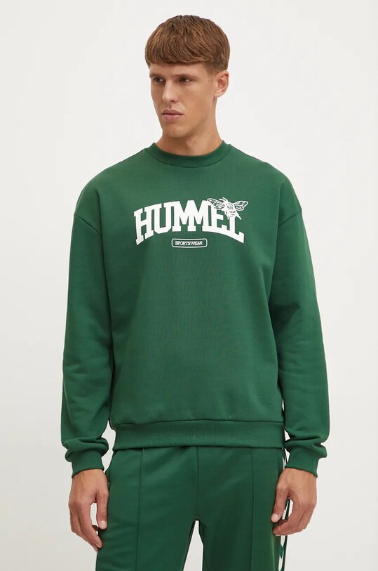 Hummel bluza print verde 226134