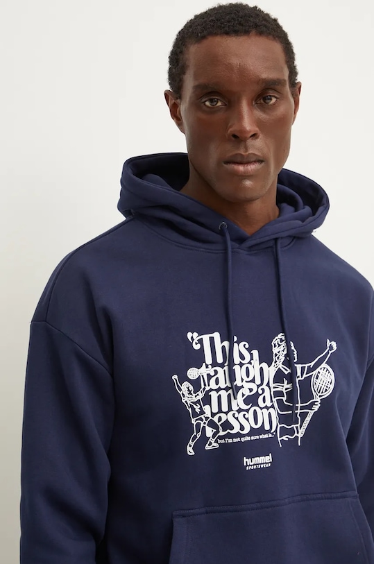 Hummel bluza nadruk granatowy 226098