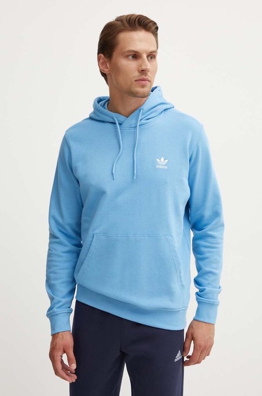 adidas Originals felpa in cotone blu IX7672