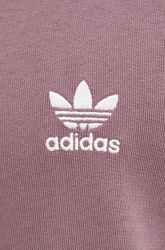 Pamučna dukserica adidas Originals IX7673 ljubičasta