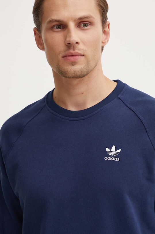 Pamučna dukserica adidas Originals mornarsko plava IX7678