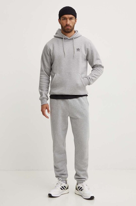adidas Originals bluză Essential IY4920 gri AW24