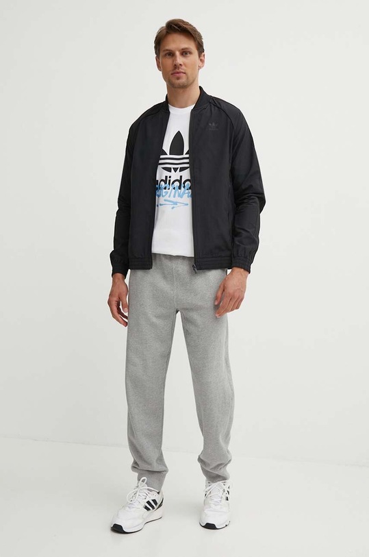 Bunda adidas Originals IZ2111 černá AW24