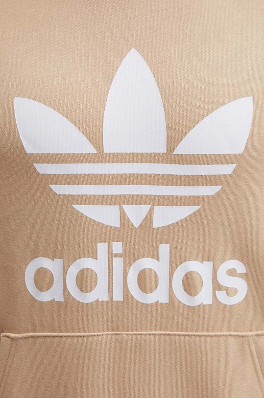 adidas Originals hanorac de bumbac IZ2359 bej