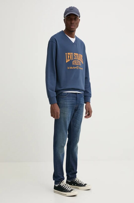 Levi's bluza bawełniana A9323 granatowy AW24