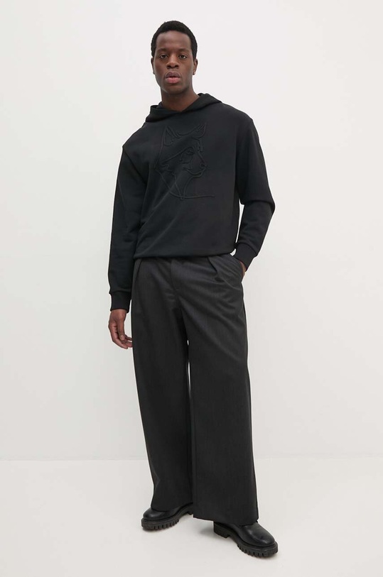 Bavlněná mikina Armani Exchange XM000041.AF10858 černá AW24