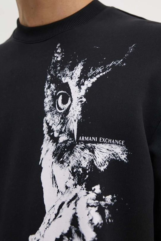 Хлопковая кофта Armani Exchange XM000042.AF10858 чёрный