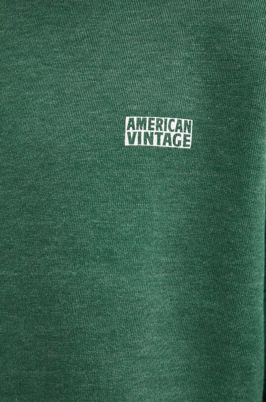 American Vintage bluza MDOV03AH24 verde