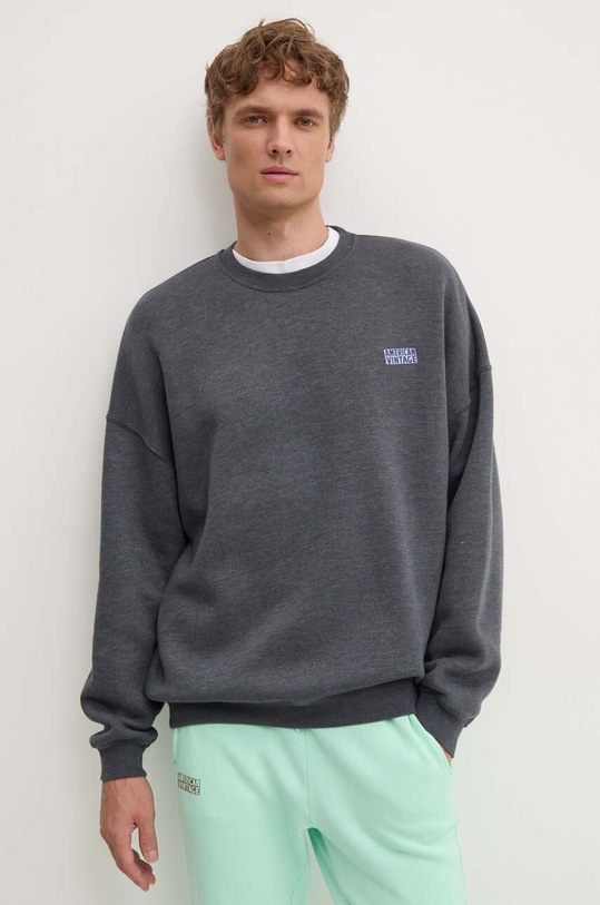 Dukserica American Vintage print siva MDOV03AH24