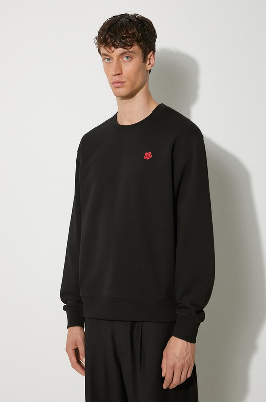 Kenzo cotton sweatshirt Boke Flower Classic FE65SW2234MF.99J black