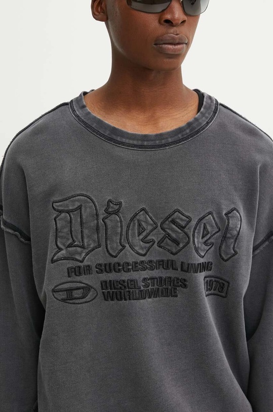 Diesel hanorac de bumbac S-BOXT-RAW gri A14013.0KMAG