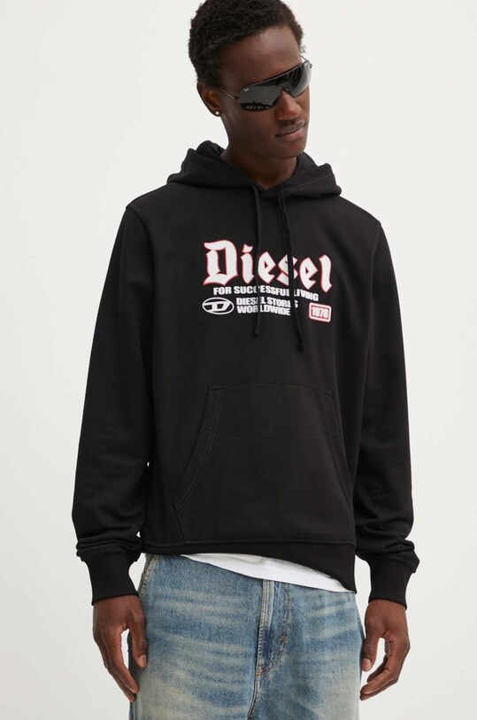 Diesel bluza S-GINN-HOOD-K45 pozostałe czarny A15723.0HAYT