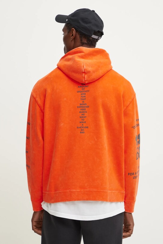 Oblečenie Bavlnená mikina Puma UNTERGRUND 626664 oranžová