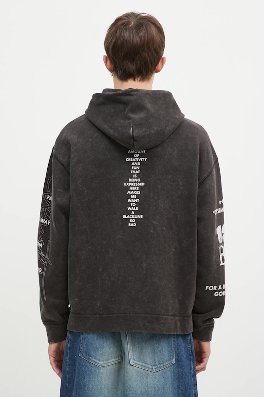 Odjeća Pamučna dukserica Puma UNTERGRUND 626664 crna