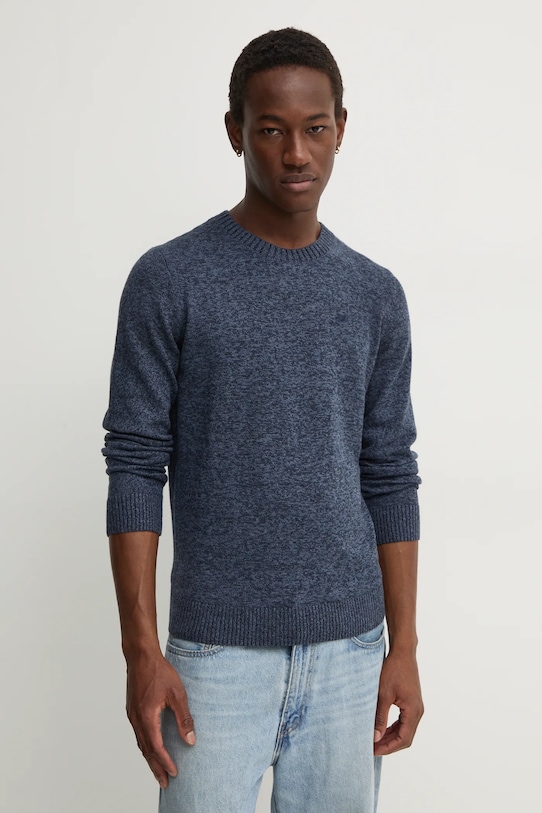 Sveter Hollister Co. melanž modrá KI320.4040.202