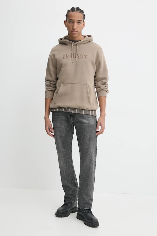 Mikina Hollister Co. KI322.4140.400 béžová AW24