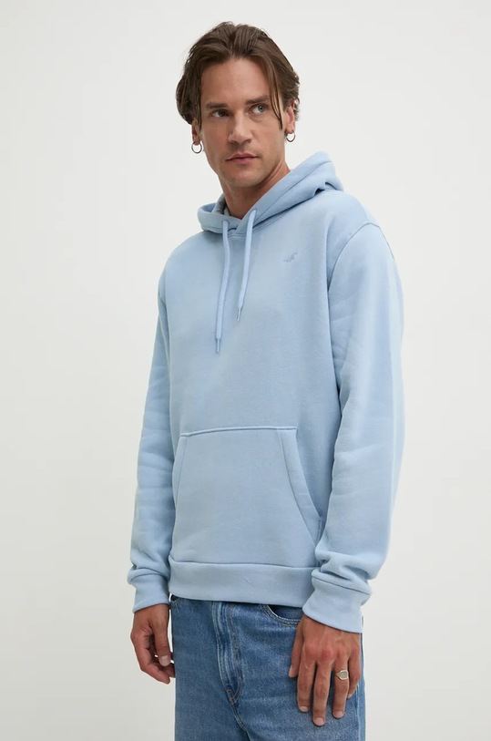 Μπλούζα Hollister Co. με κουκούλα μπλε KI322.4153.211