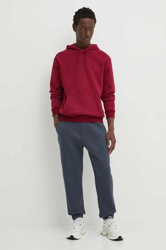 Μπλούζα Hollister Co. KI322.4153.520 μπορντό AW24