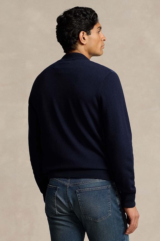 Polo Ralph Lauren felpa in misto lana 710951113 blu navy AW24