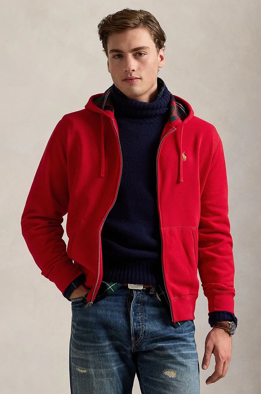 Polo Ralph Lauren felpa con rosso 710952256