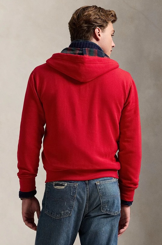 Polo Ralph Lauren felpa 710952256 rosso AW24