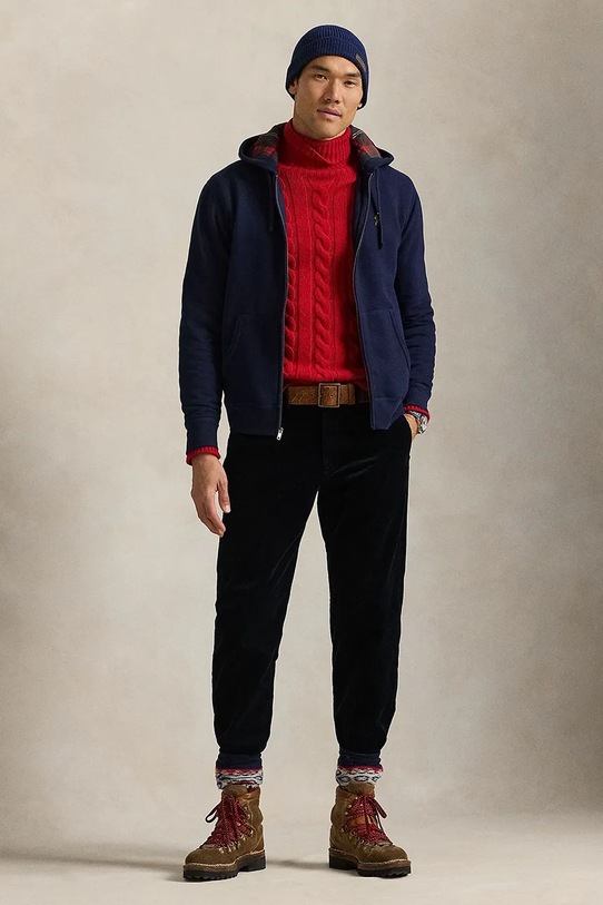 Odzież Polo Ralph Lauren bluza 710952256 granatowy