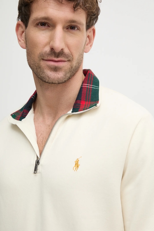 Μπλούζα Polo Ralph Lauren μπεζ 710952257