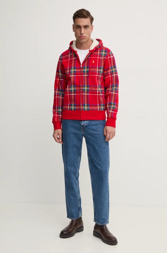 Polo Ralph Lauren bluza bawełniana 710952259 czerwony AW24