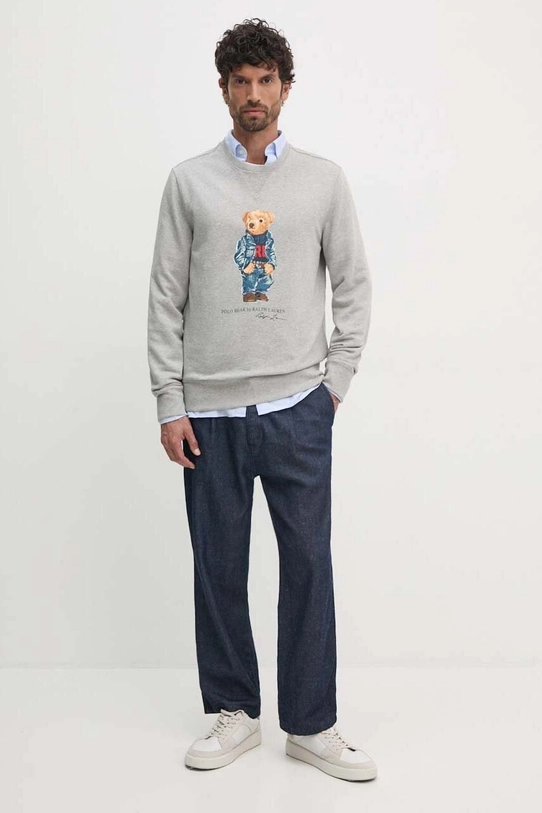 Polo Ralph Lauren sweatshirt 710953718 gray SS25